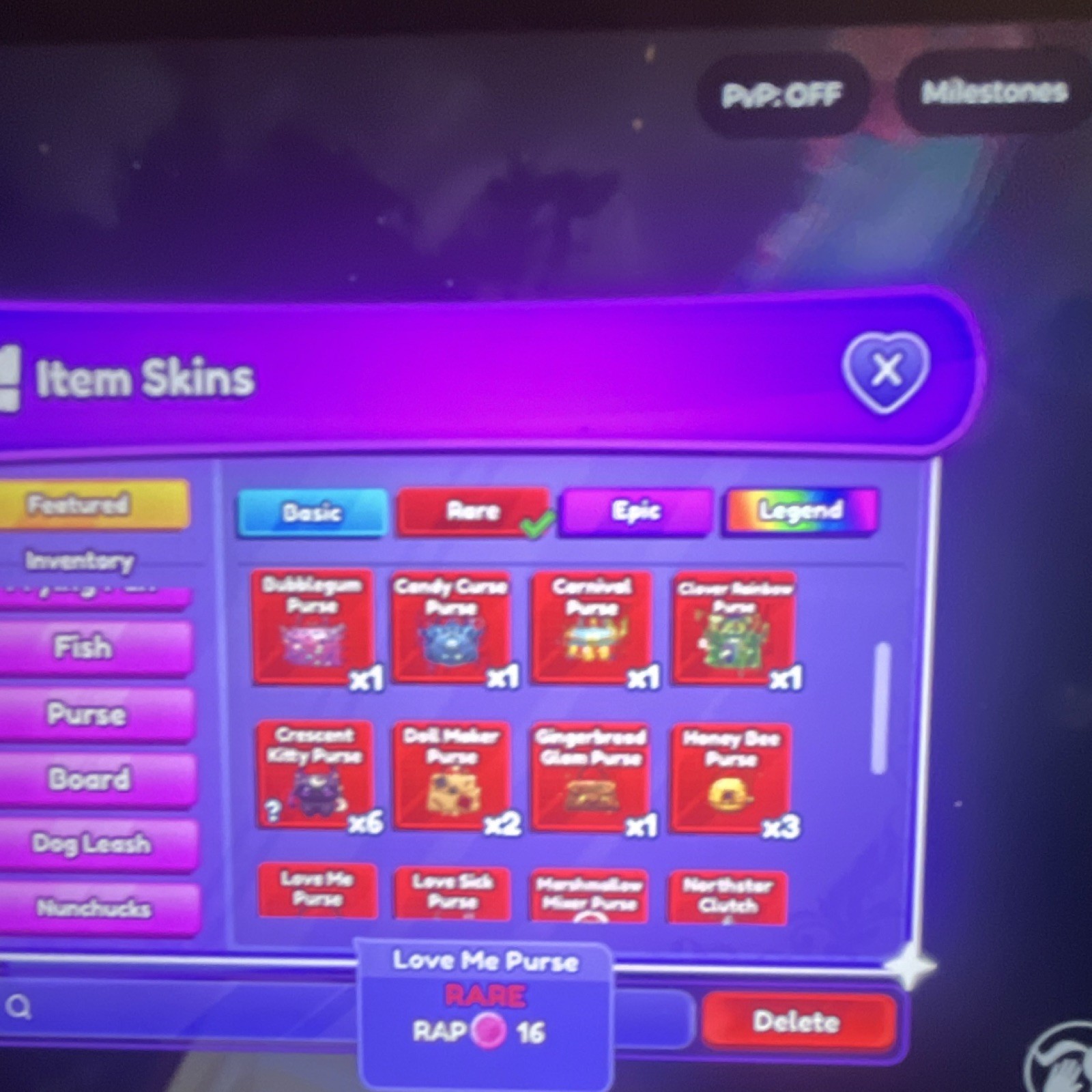 Item Skins Collection with Multiple Rarities - Knuckles, Axes, Chainsaws