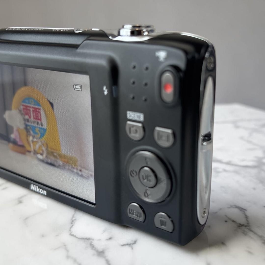 Nikon COOLPIX S3100 Purple Compact Digital Camera Tested Working Japan