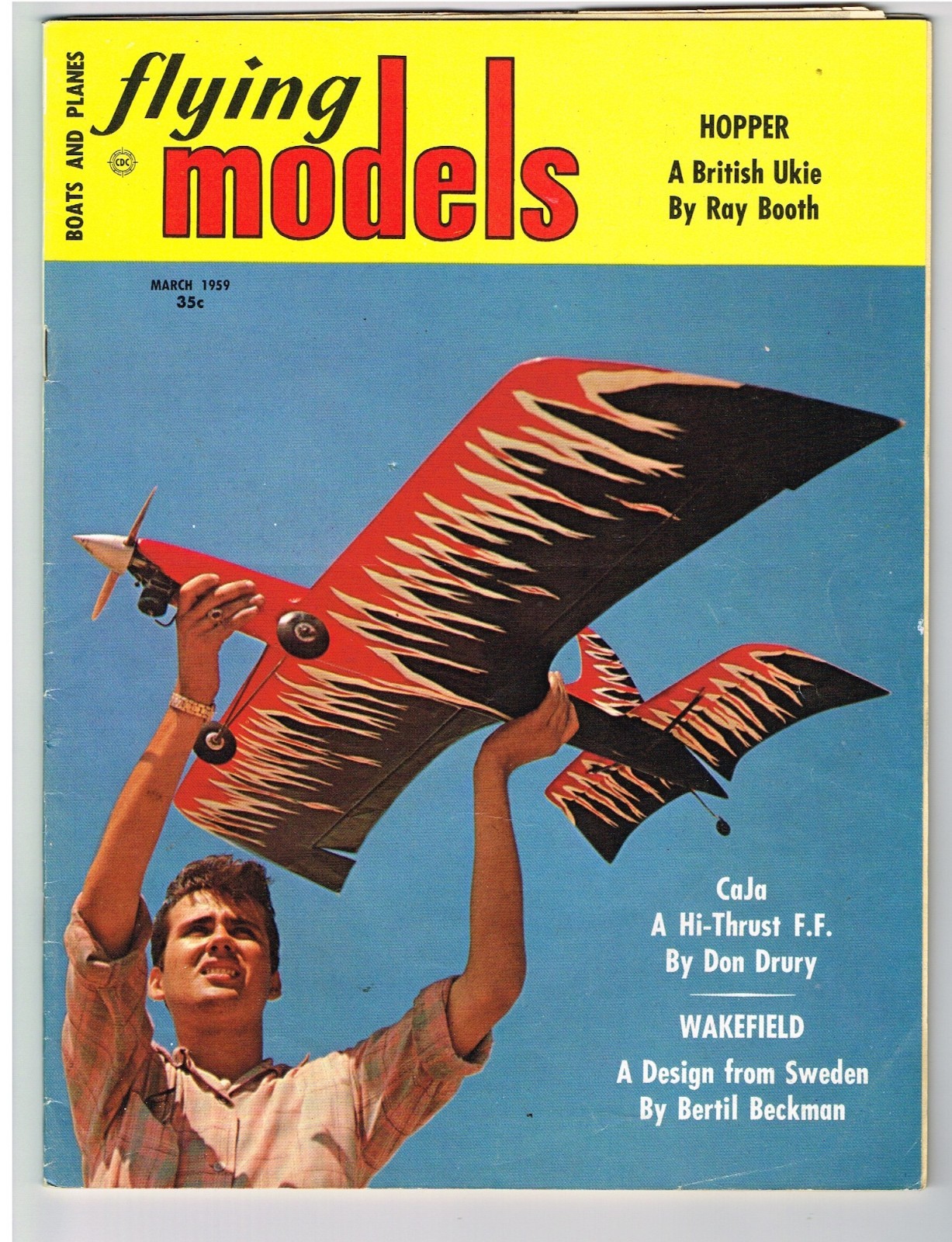 FLYING MODELS Magazine March 1959 : Dominator C/L Stunter