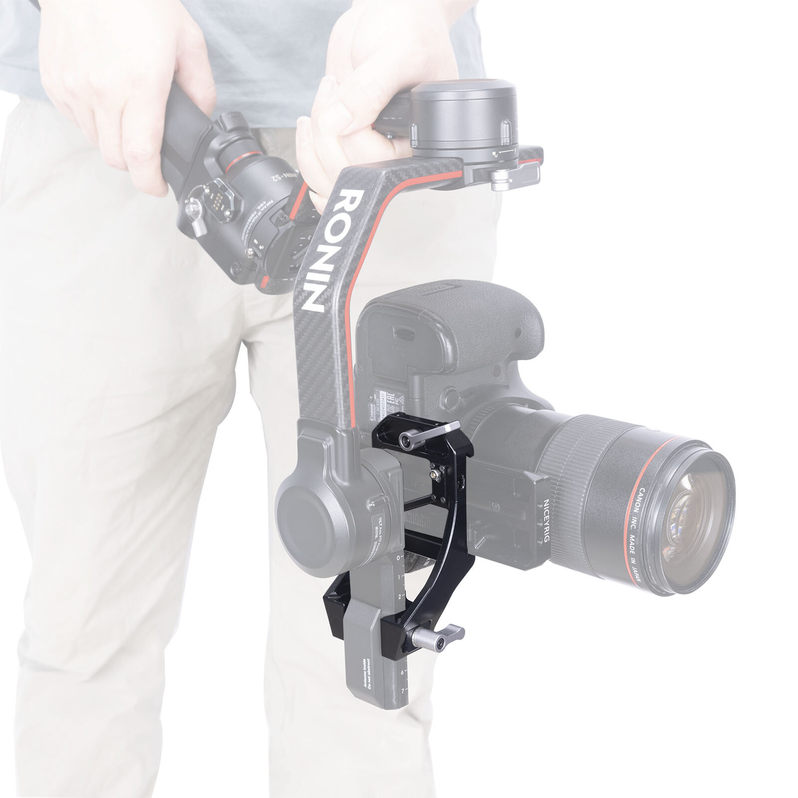 NICEYRIG Vertical Shooting Adaptor Accessory For DJI Ronin RS3 RS3 pro