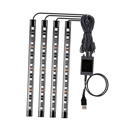 Led Interior Car Lights, Controller Led Lights for Cars, Multicolor Music