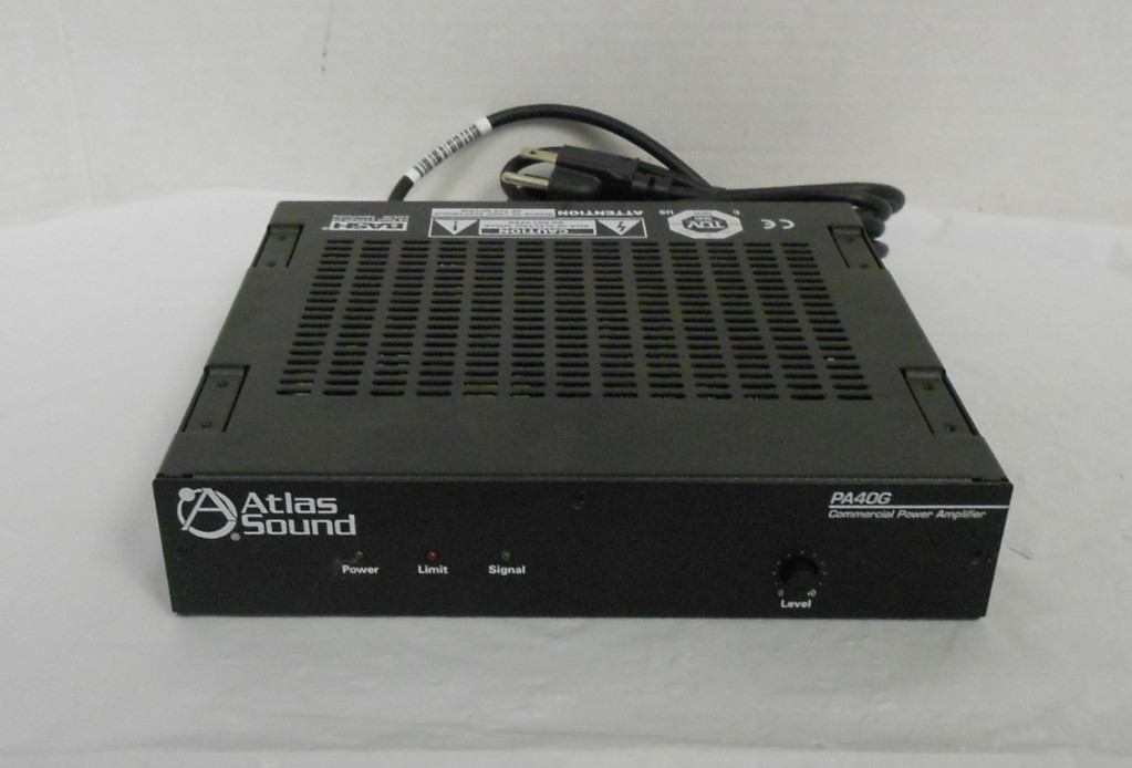 ATLAS SOUND POWER AMPLIFIER PA40G W/Power cord