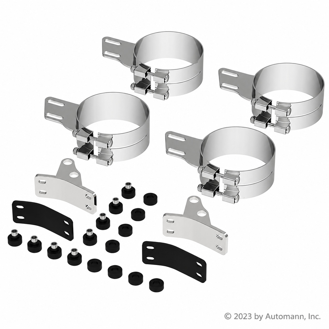 Mounting Kit 7in Stack Compatible with Peterbilt Applications – Includes Bracket