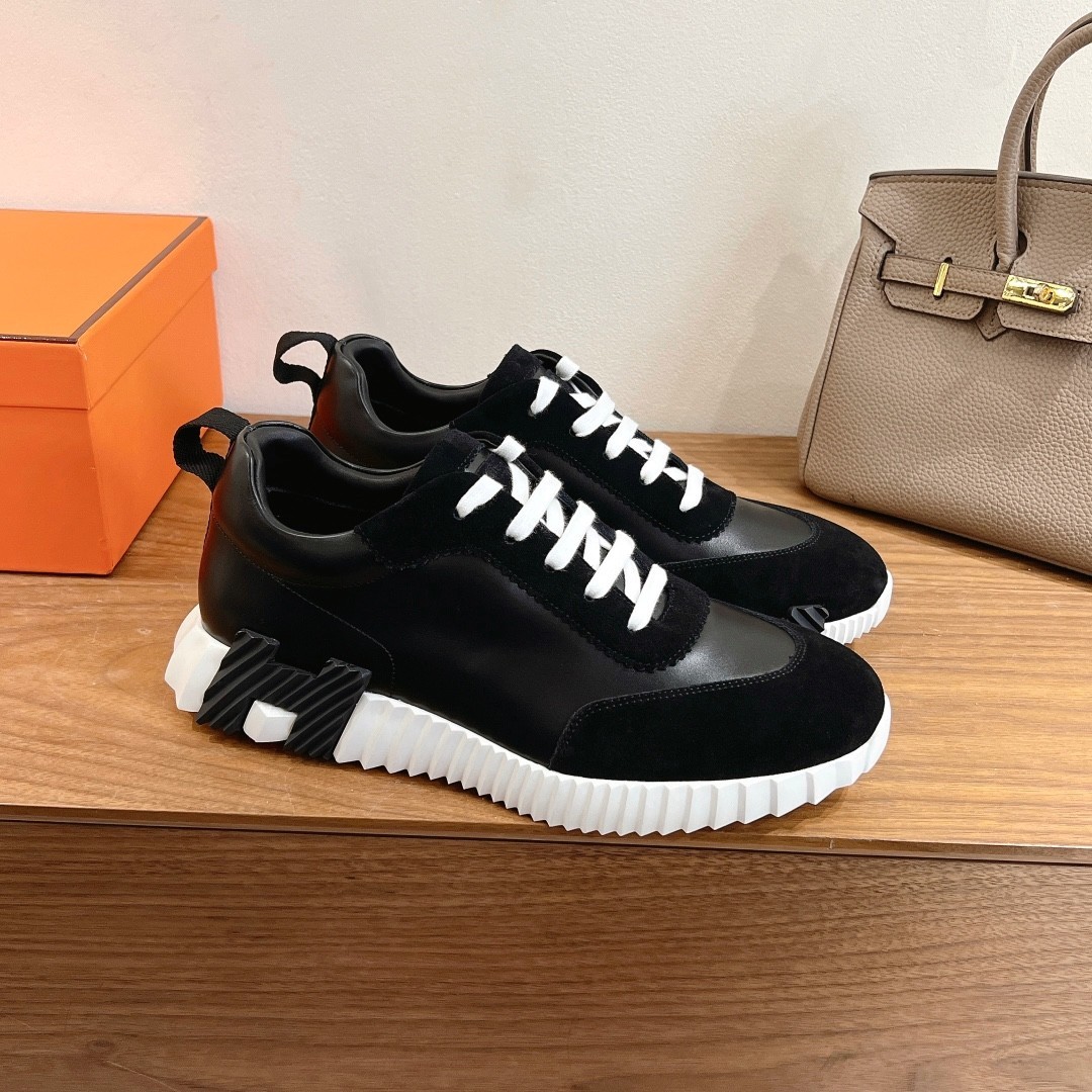 ⚡️Hermès men's Black comfortable sports shoes