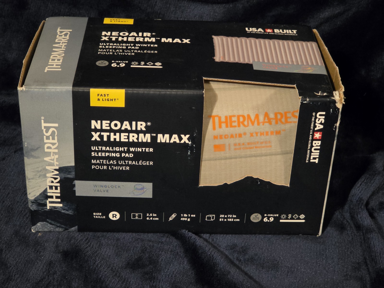 Therm-A-Rest NeoAir XTherm Max Sleeping Pad Regular 72"x20" Backpacking Camping