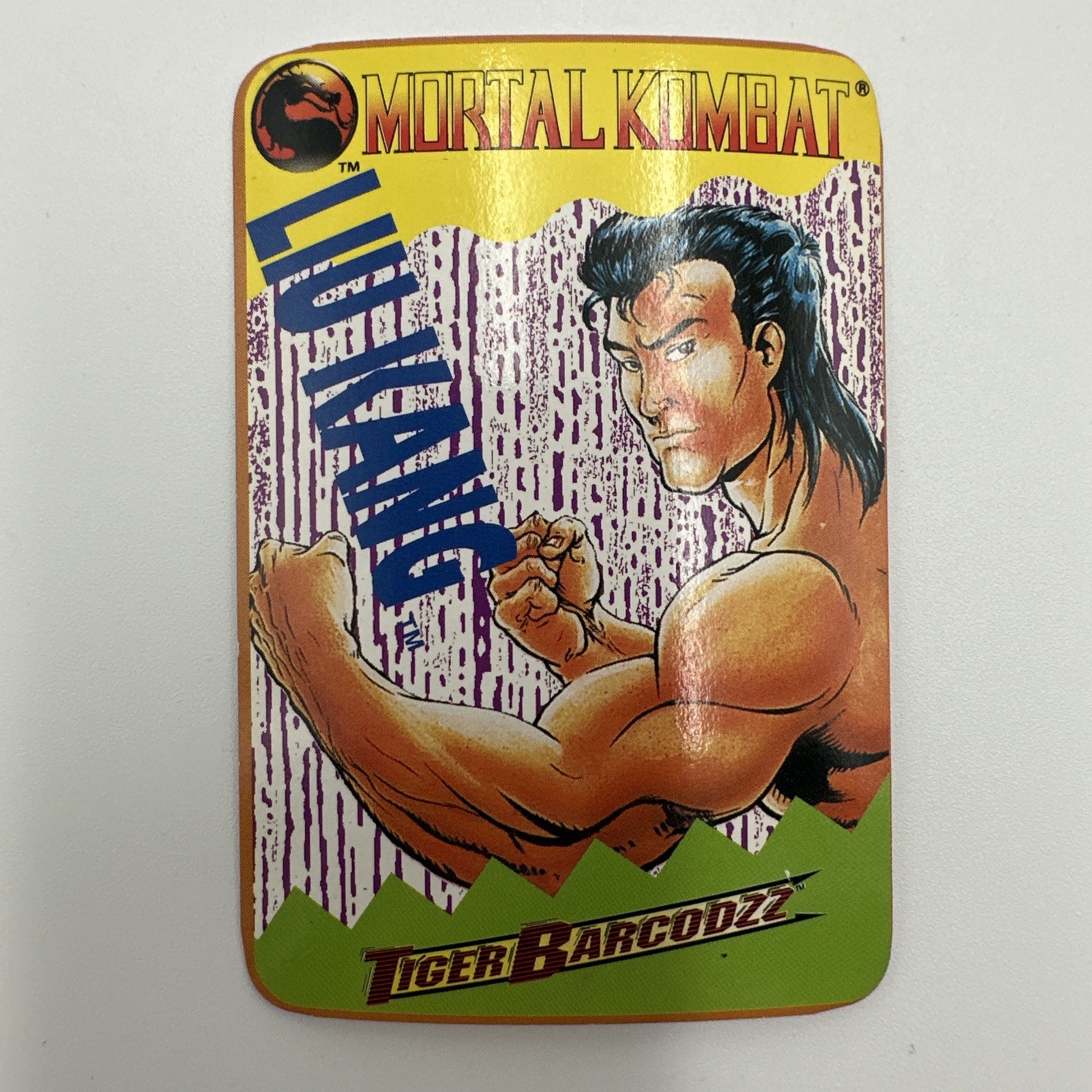 Mortal Kombat Tiger Barcodzz Card Lot Of 20 Sub Zero Scorpion Rayden Free Ship