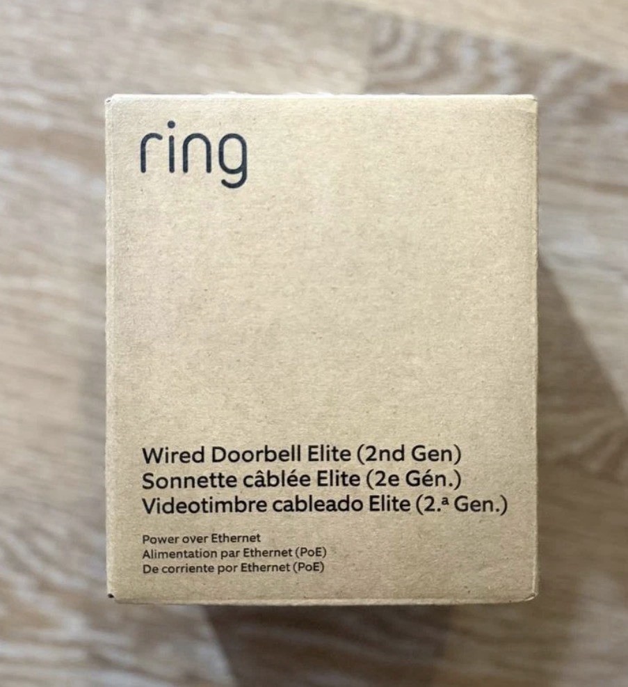 Brand New Ring Wired Doorbell Elite