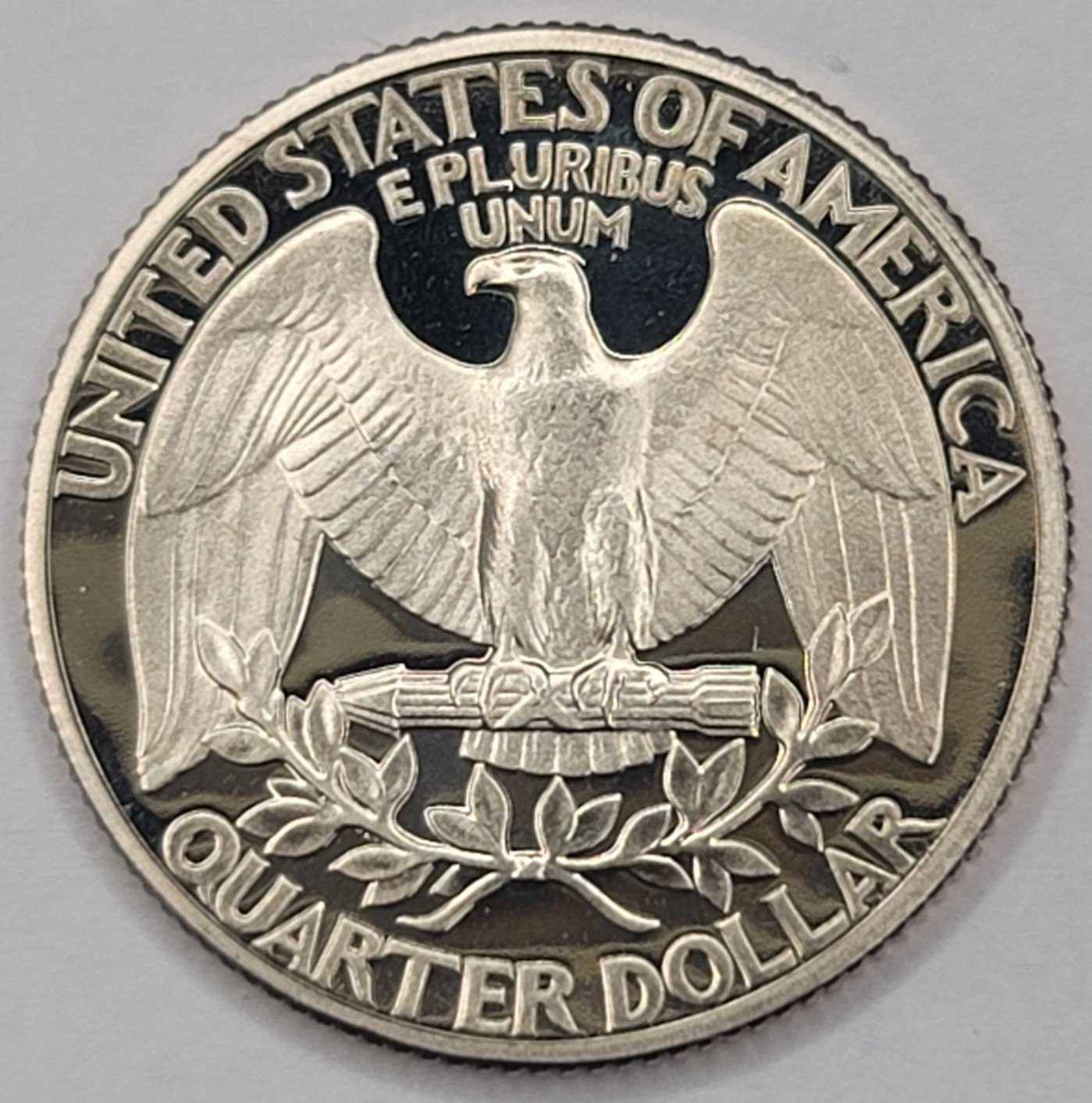 1986 S Gem Proof DCAM Washington Quarter - CN-Clad