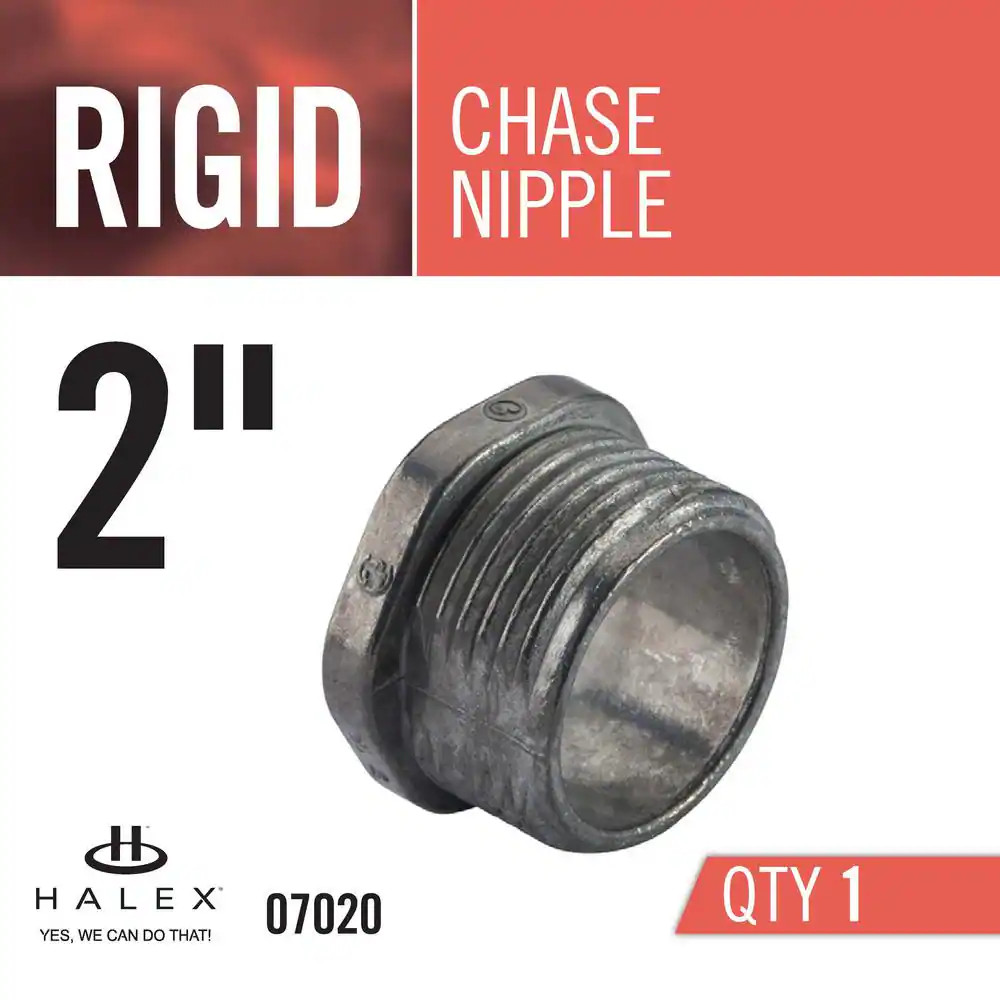 2 In. Rigid Conduit Chase Nipple