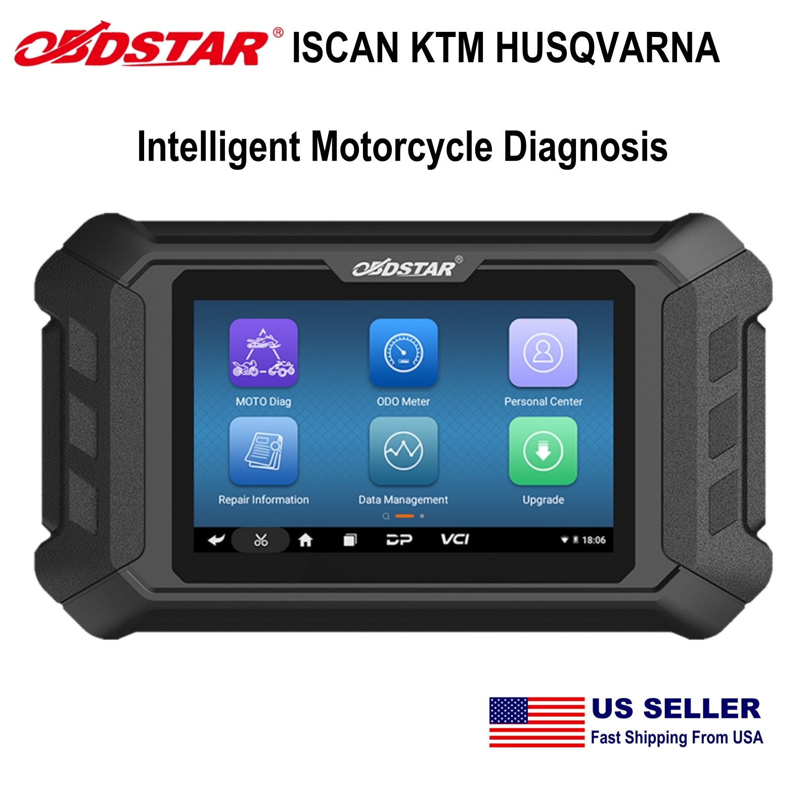 OBDSTAR ISCAN for KTM HUSQVARNA Motorcycle Diagnostic Tool Code Read Clear