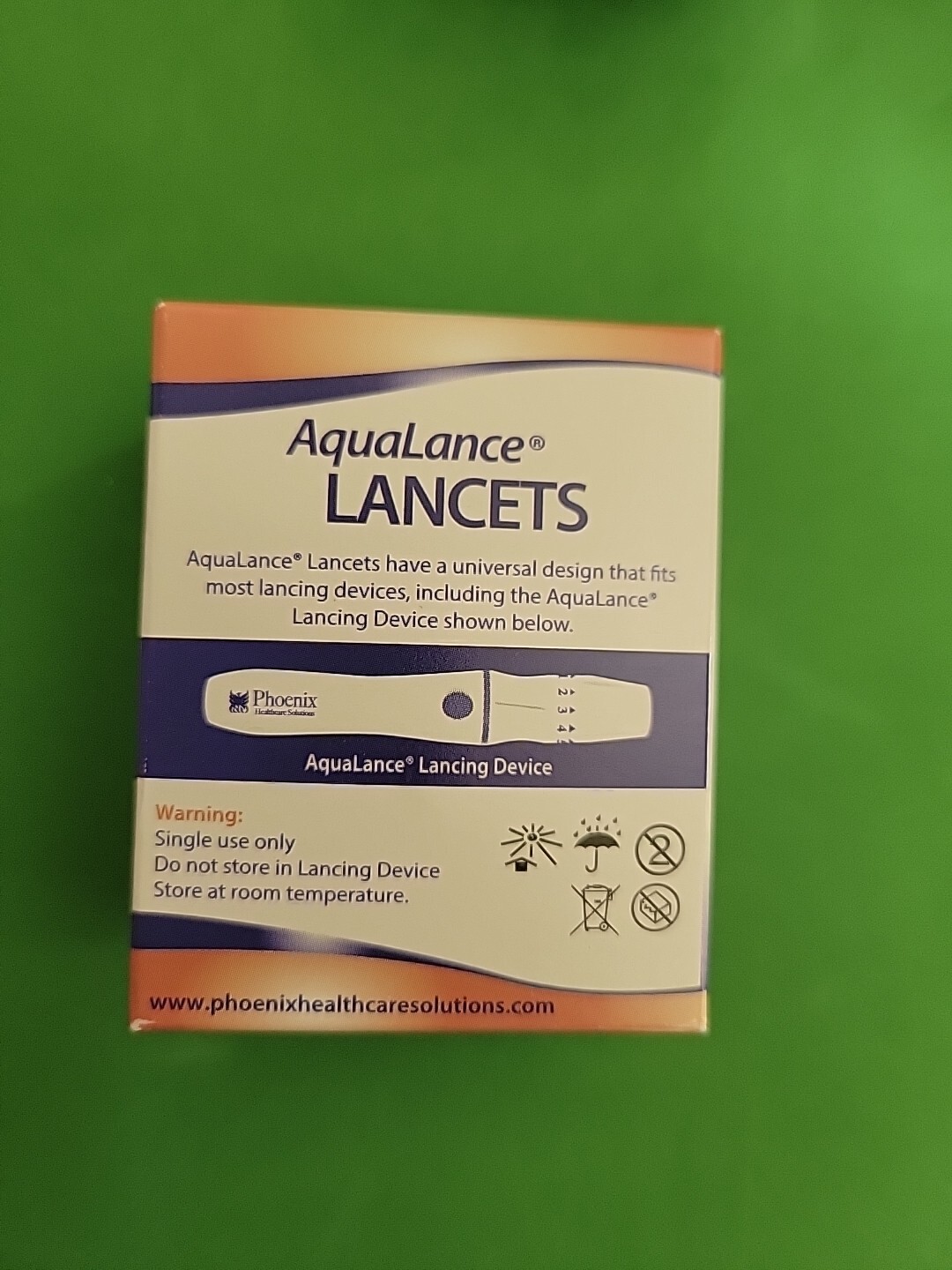 Aqualance Lancets - 1 Box Of 100 30G