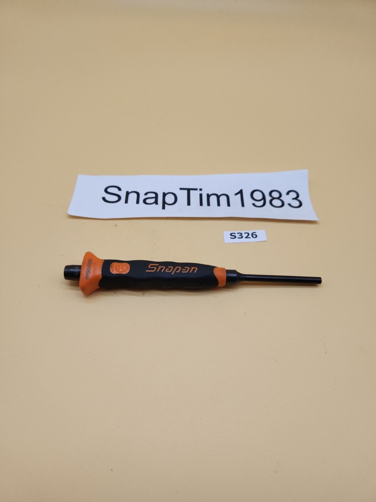 Snap-on Tools  Soft Grip 3/16" Pin Punch PPSG106O ORANGE