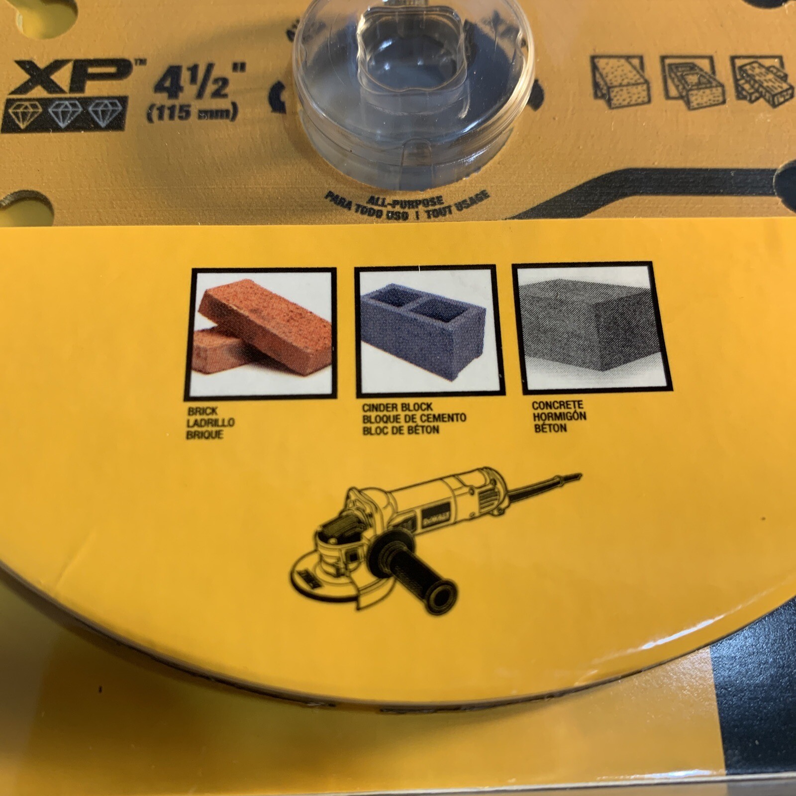 Dewalt DW4713T Diamond Saw Blade Wet / Dry Cutting Segmented 4.5"