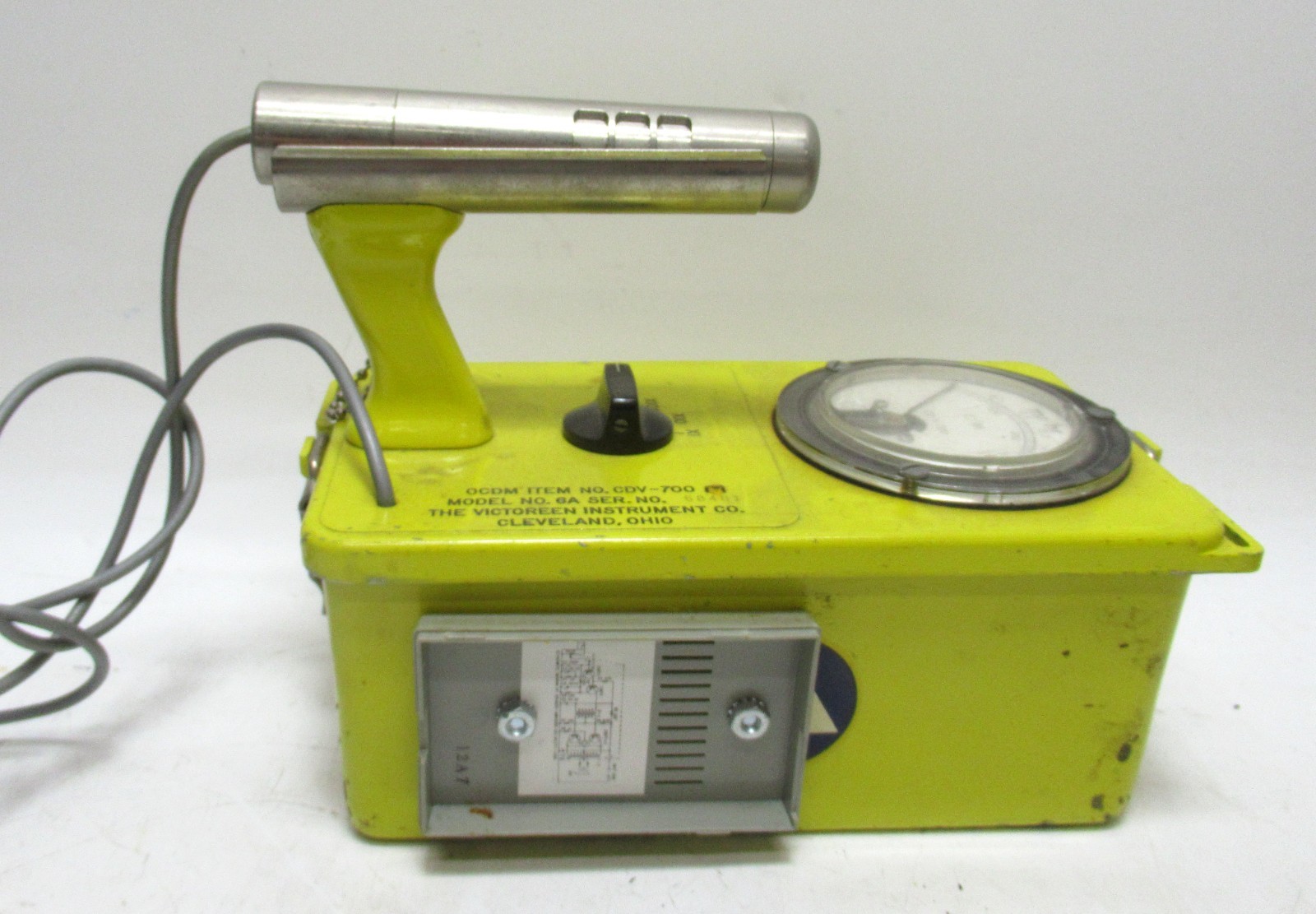 Victoreen Geiger Counter CDV-700M#6A Radiological Survey Meter