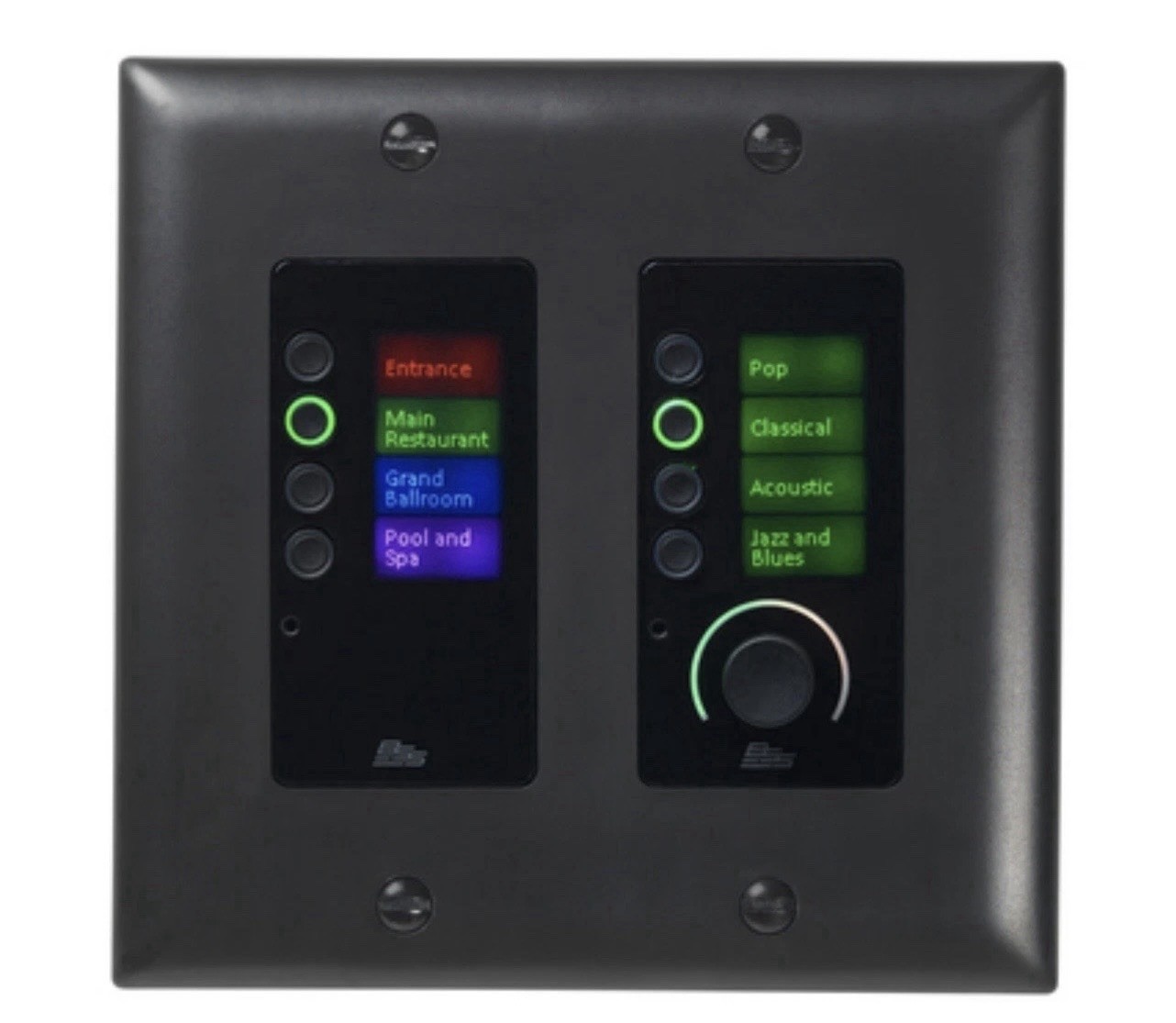 BSS Soundweb Contrio EC-8BV Ethernet Controller Black BSSEC8BV-BLK-M 8 Button