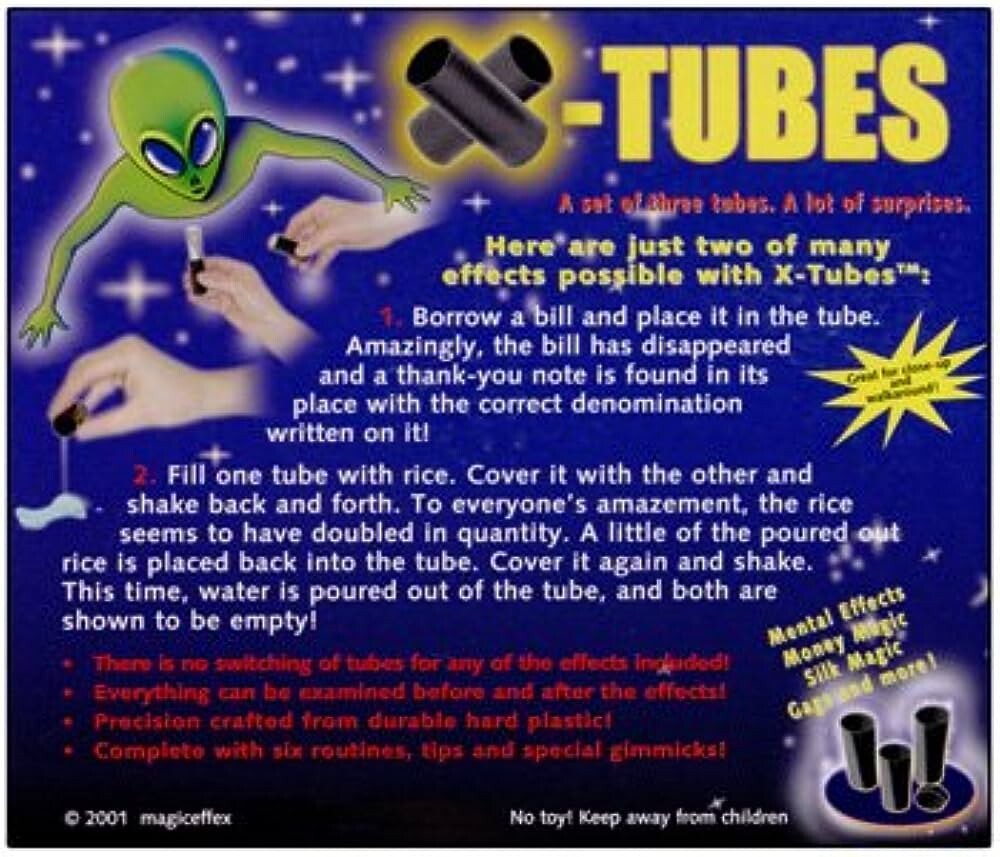 X-TUBES BY MAGIC EFFEX TRICK