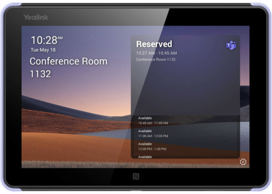 Yealink RoomPanel E2 Meeting Room Scheduler