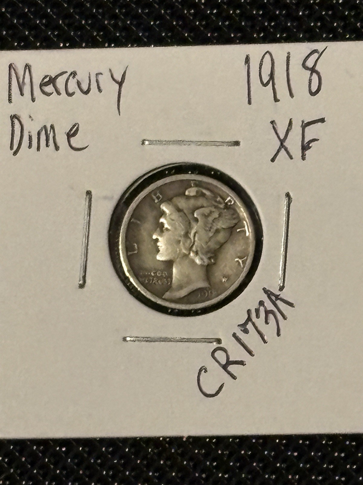 1918 Mercury Dime Higher Grade