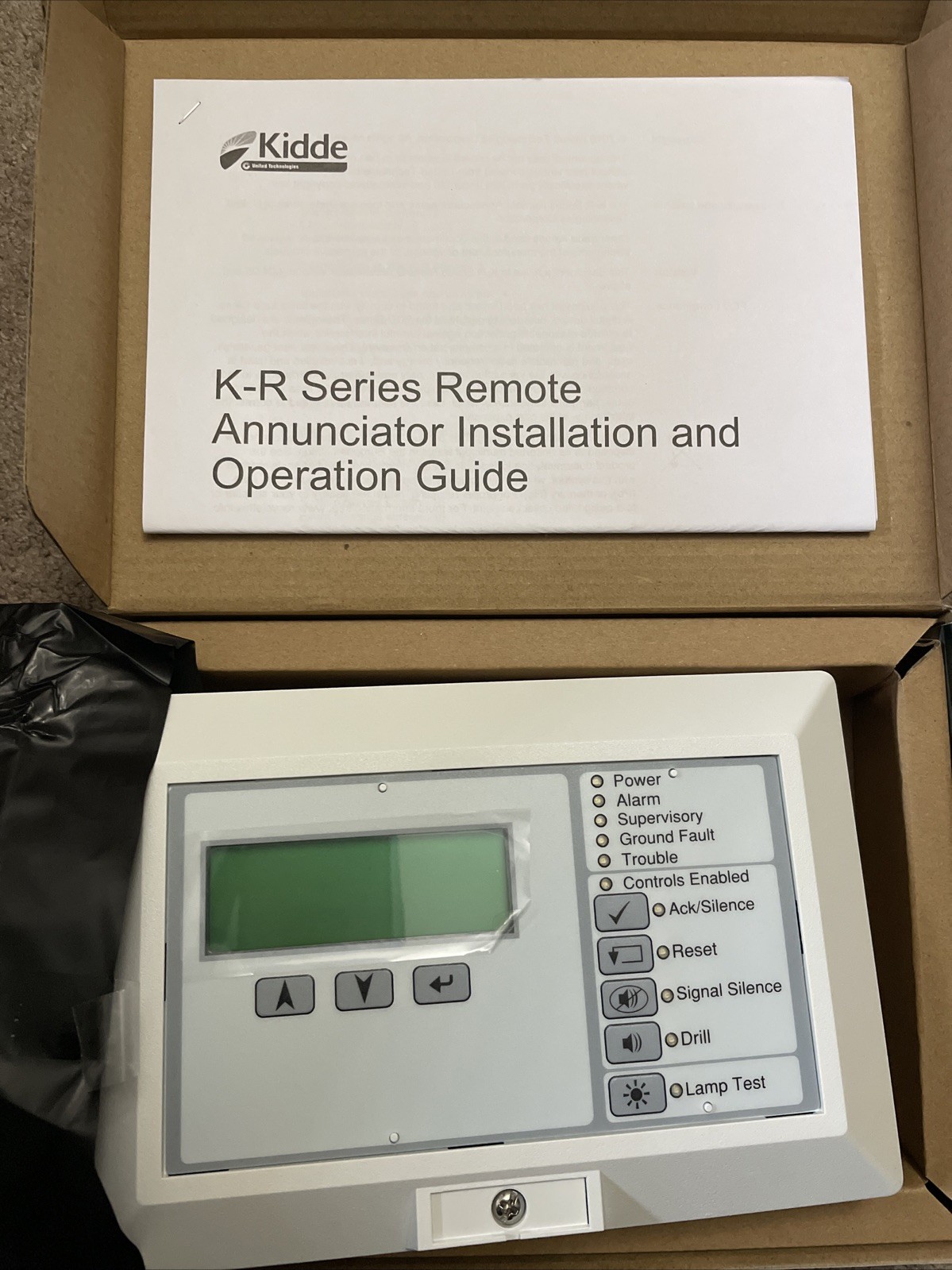 Kidde K-RLCD-C Fire Alarm Annunciator With Controls