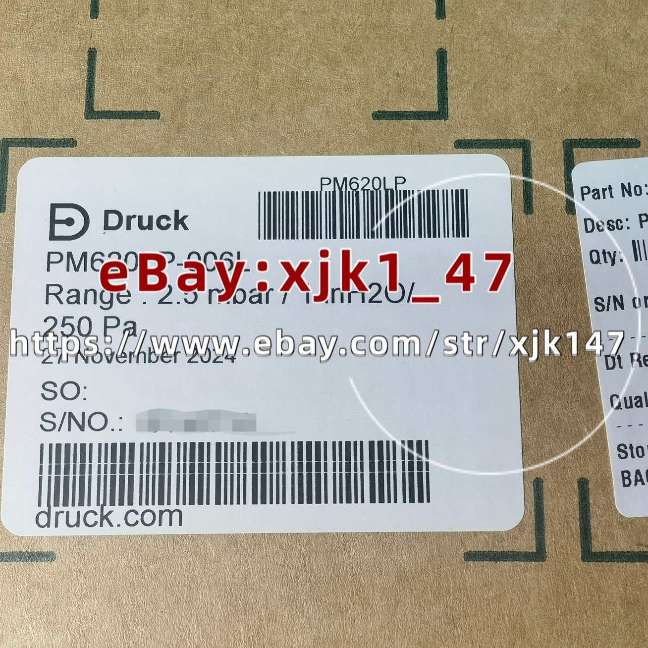 NEW Druck PM620LP-006L 250Pa Pressure module