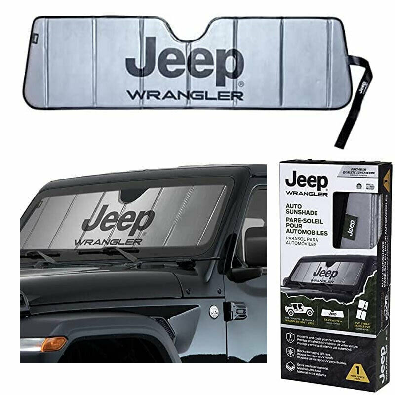 ⭐️⭐️⭐️⭐️⭐️JEEP WRANGLER Thick Quality Accordion Windshield Custom Sunshade