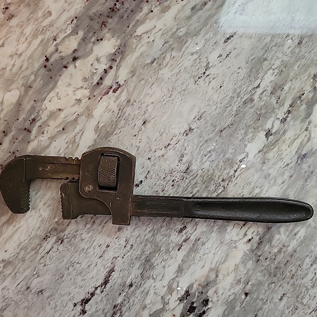 Vintage Stillson Pipe wrench 10" Made in USA