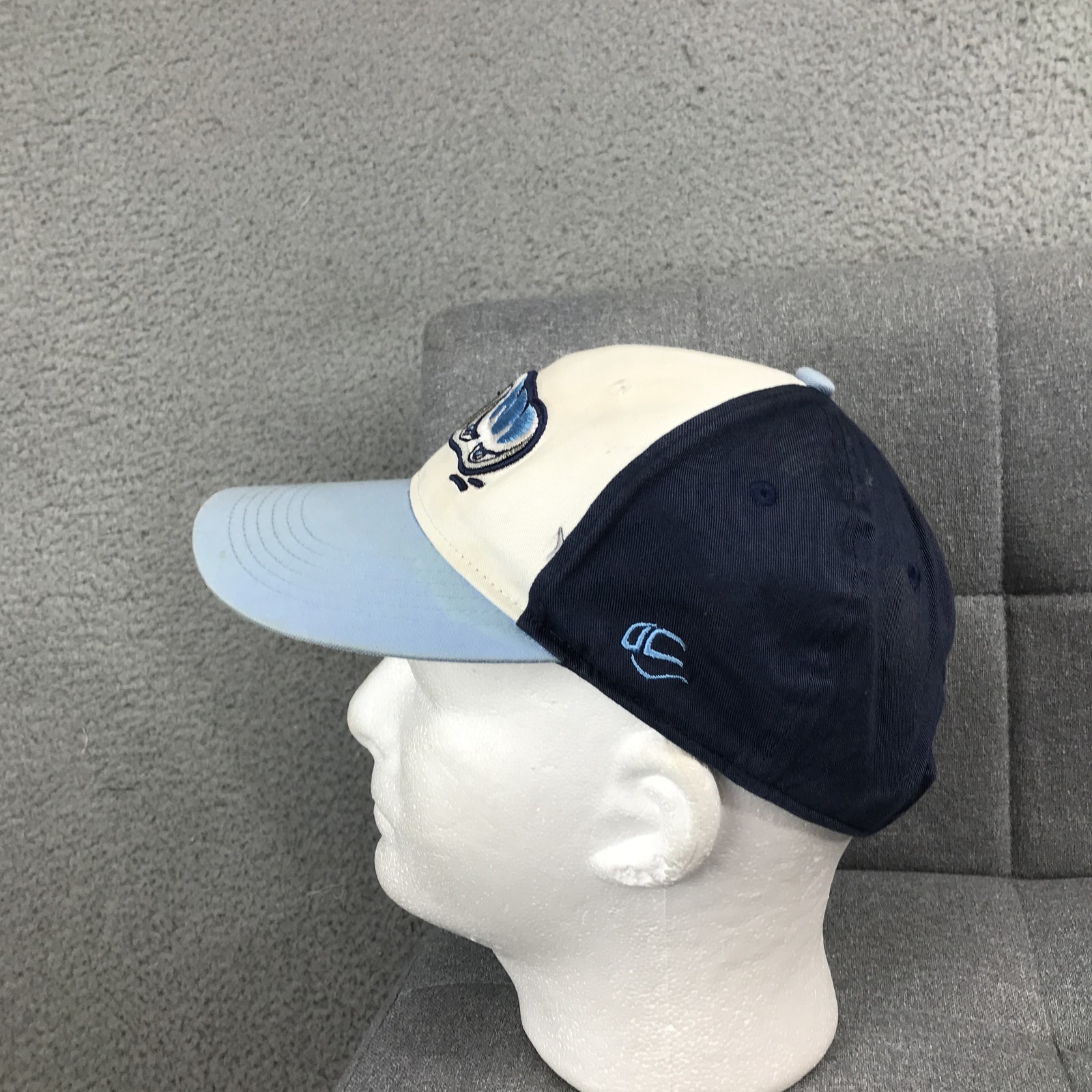 West Michigan Whitecaps Hat Cap Strap Back Youth Navy Blue White MILB Baseball
