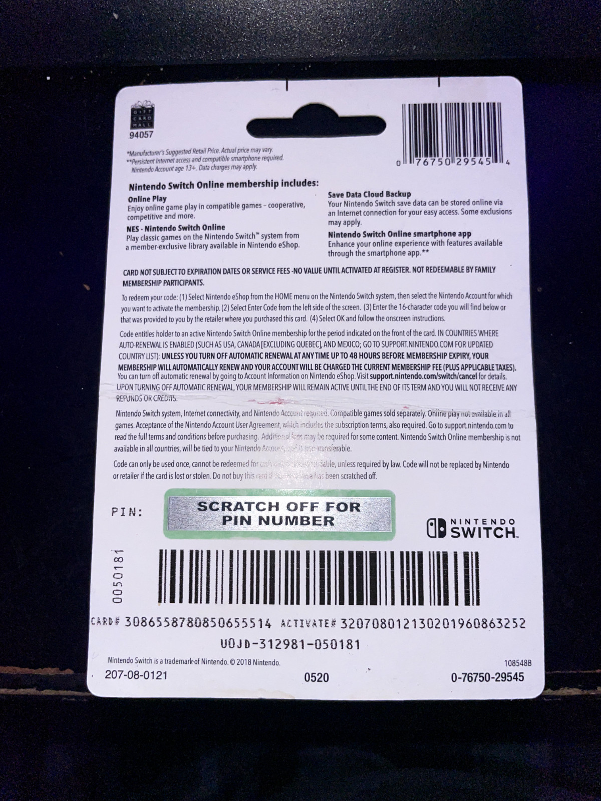 Nintendo Switch Online Membership - 12 Month Sent Via eBay Messaging! (Cashapp)