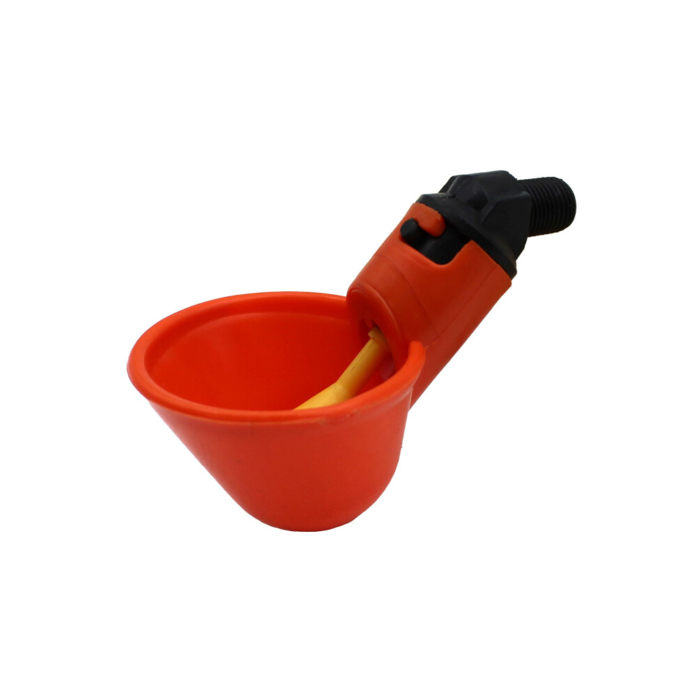 1 Automatic Waterer Drinker Cup Chicken Coop Poultry Chook Bird Turkey Drinker