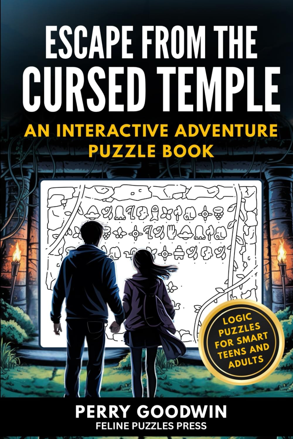 Escape From the Cursed Temple – an Interactive Adventure Puzzle Book: Logic...