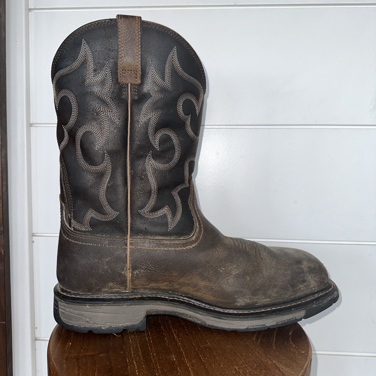 Ariat Waterproof WorkHog Wide Square Toe Composite Toe 400g Work Boots Size 13 D