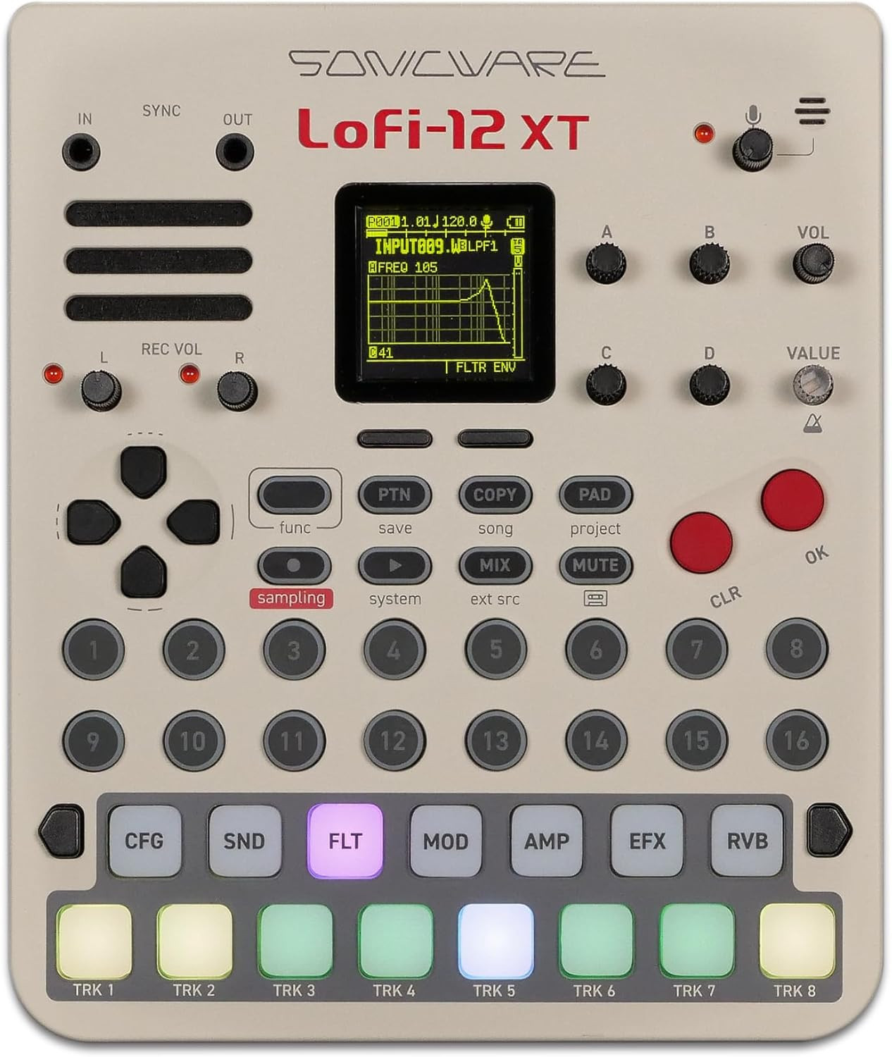 Lofi-12 XT Limited Retro Color [Low-Res Digitized Sampler] 12/24Khz Early-Digita