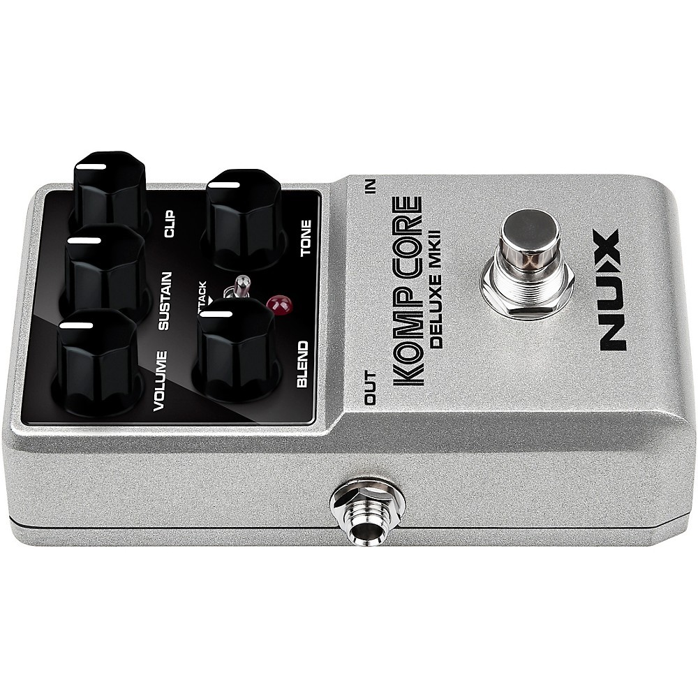 NUX Komp Core Deluxe MKII Compressor Effects Pedal Silver