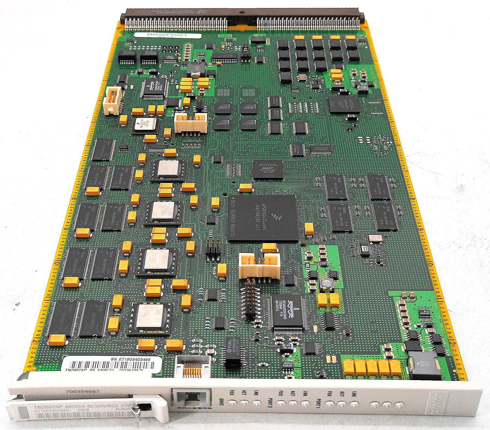 AVAYA TN2602AP MEDIA RESOURCE 320 HV8 700394687X CIRCUIT  BOARD