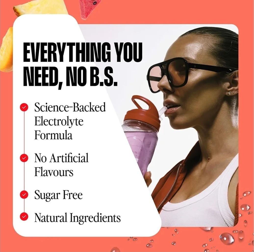 Hyro Hydrating Electrolyte Tropical Sugar Free Vegan Keto 15 Servings Exp 09/20…