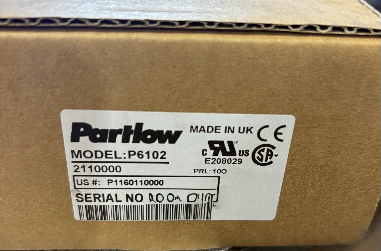 Partlow 1160 P6102 Digital Temperature Controller Module