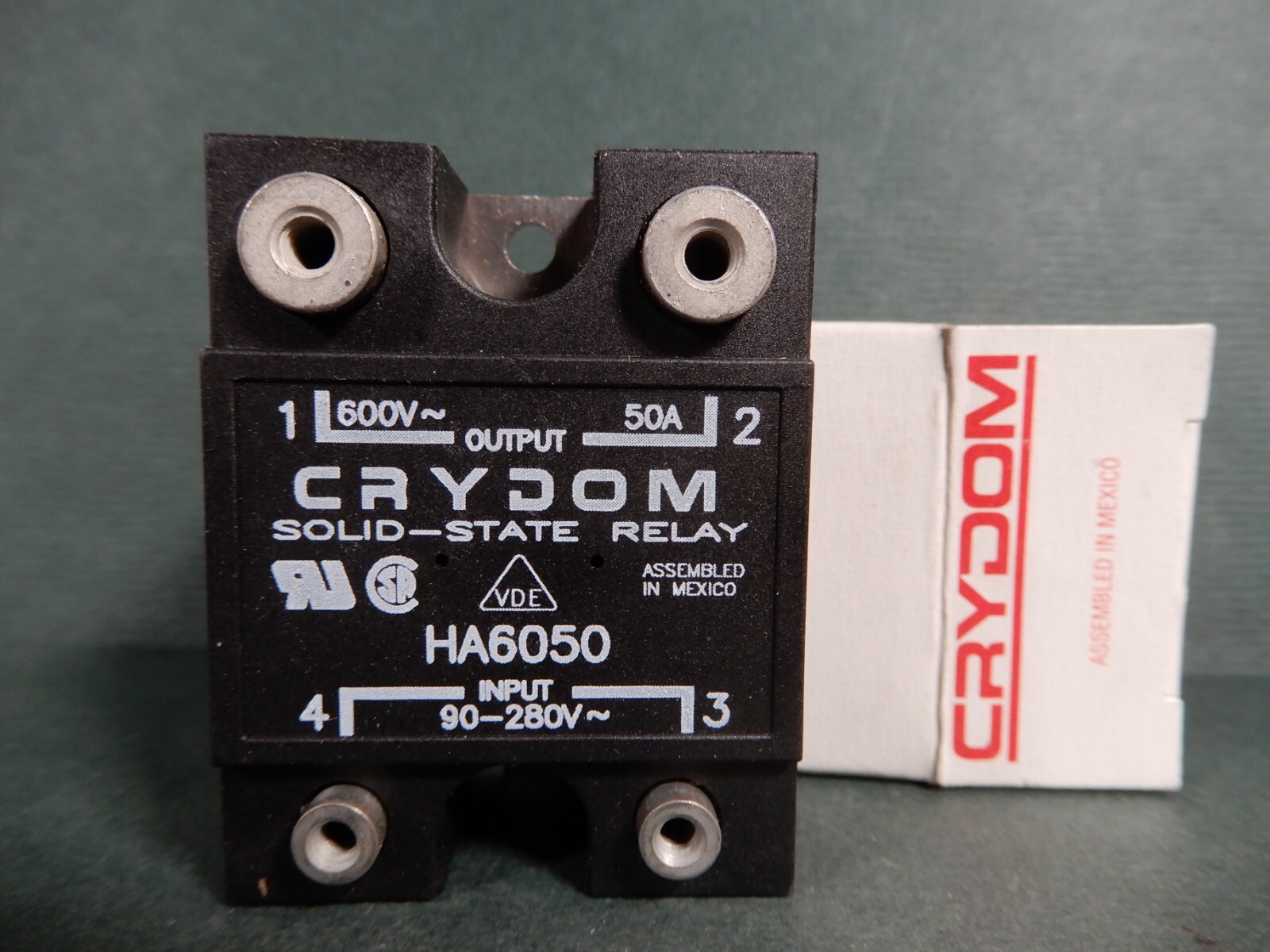 Crydom HA6050 Solid State Relay 90-280VAC Input 600V 50A Output NOS
