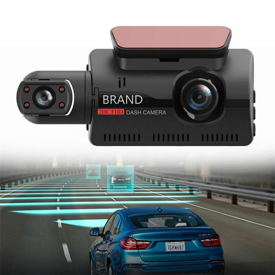 3in Car Dash Camera DVR HD Video Recording Parking Monitoring Cycle Recording