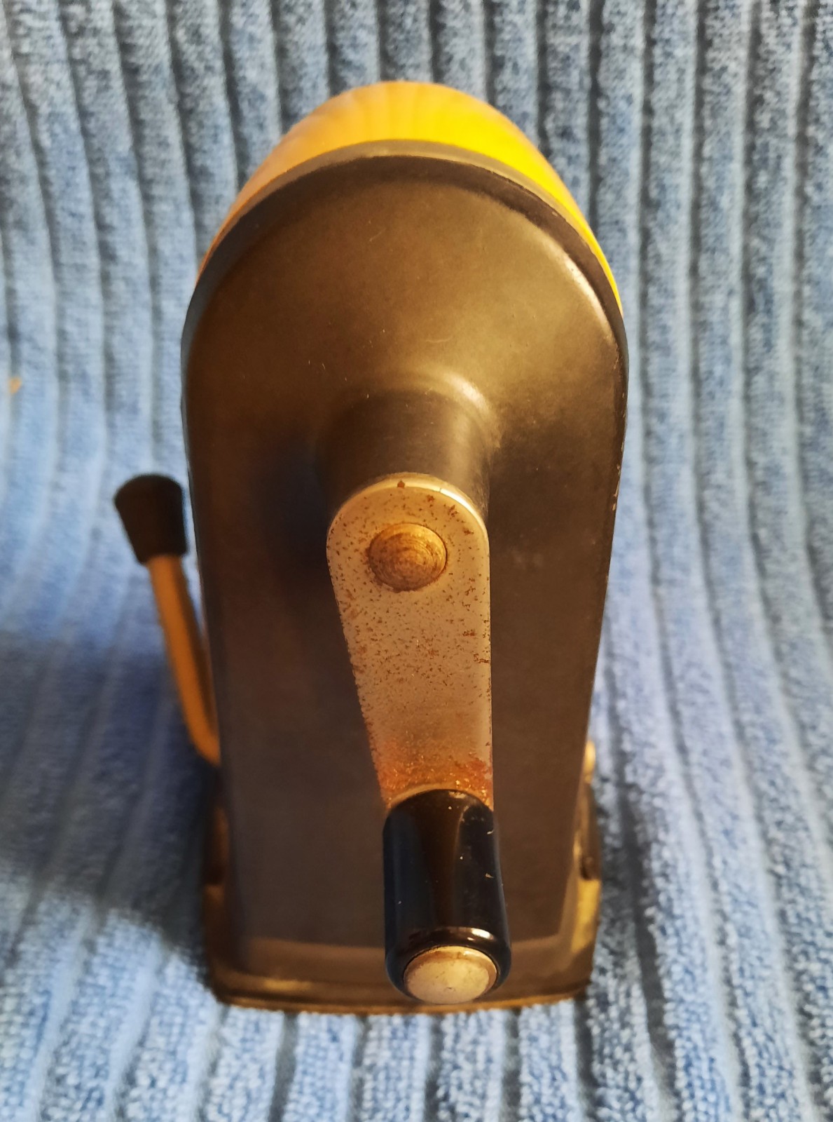 Vintage 1930s-40s Sears Bakelite Pencil Sharpner. Table Top Clamp.