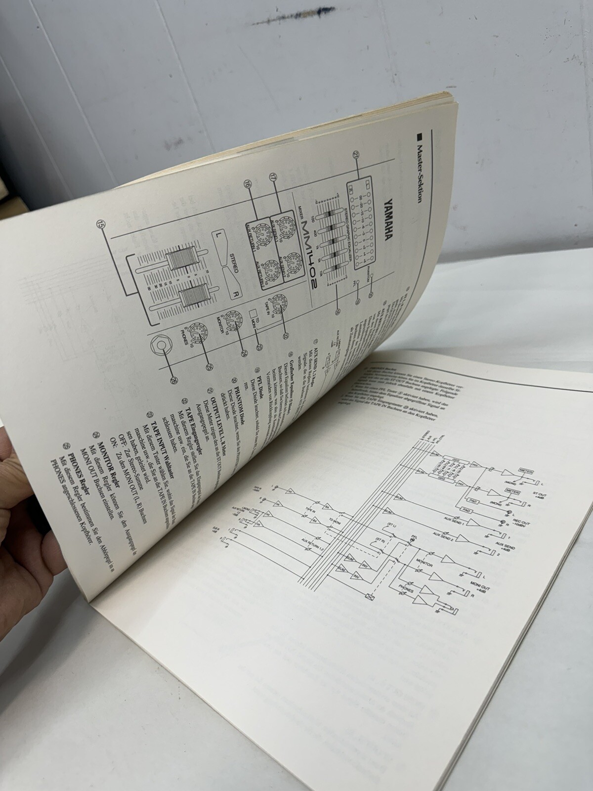 Yamaha MM1402 Mixer operation manual