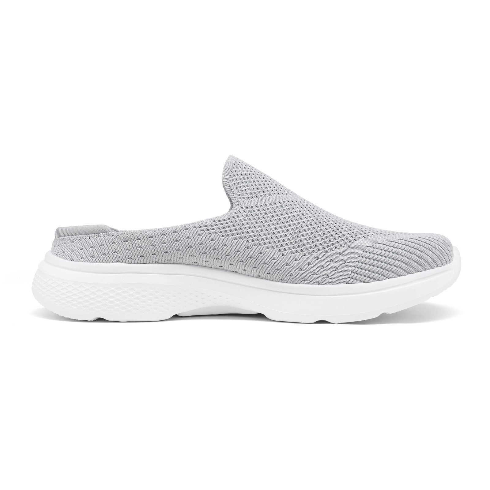Women Slip On Mules Shoes Knit Sneakers Lightweight Breathable Walking Shoes