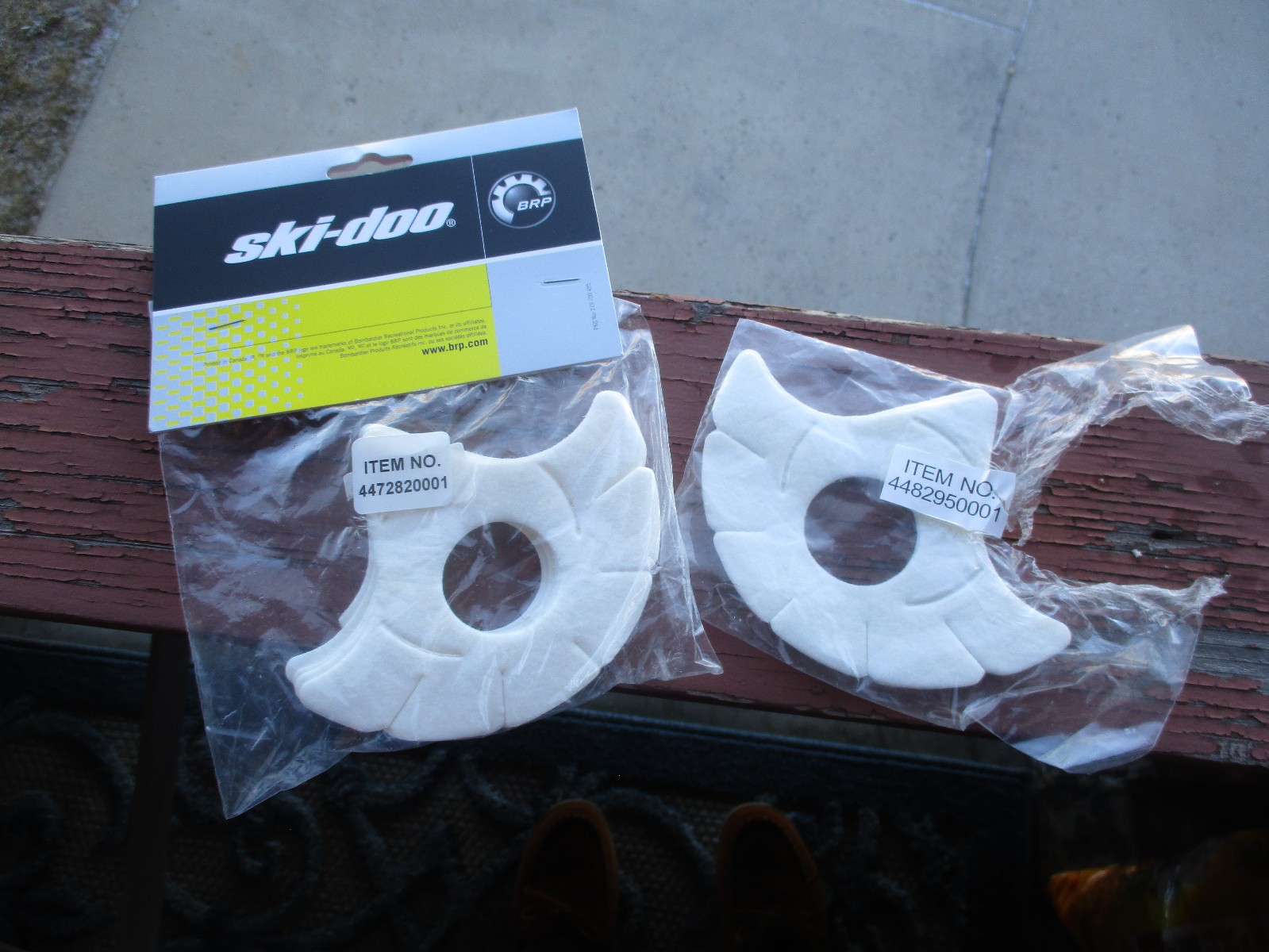 Ski-Doo New OEM, Absorbent Pads for helmets, 7 count 4472820001, 4482950001