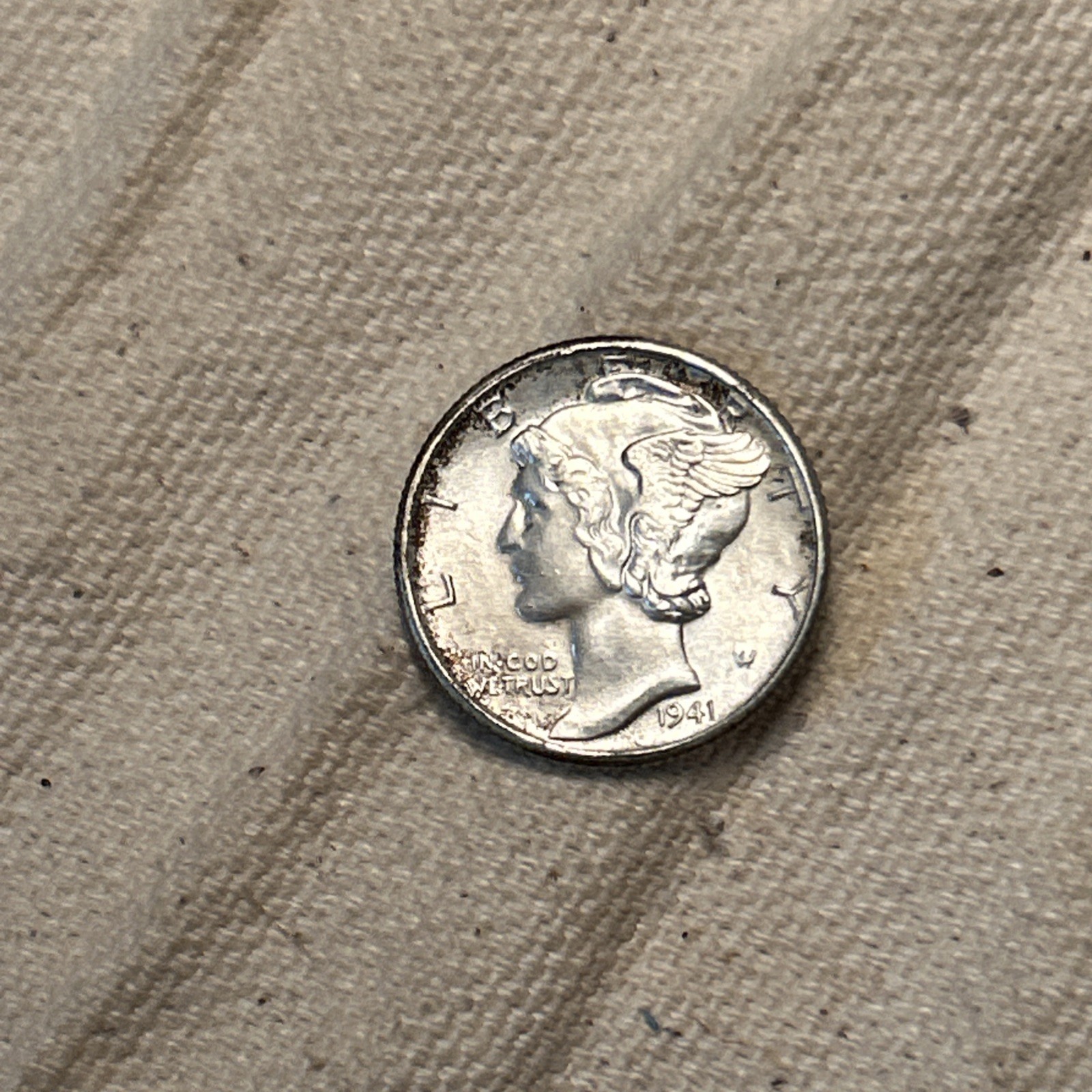 1941-D Mercury Dime BU QA303 310-62