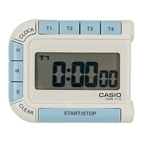 Casio Timer TMR-71S-7JH Digital Sports Stopwatch Black Alarm Clock Watch