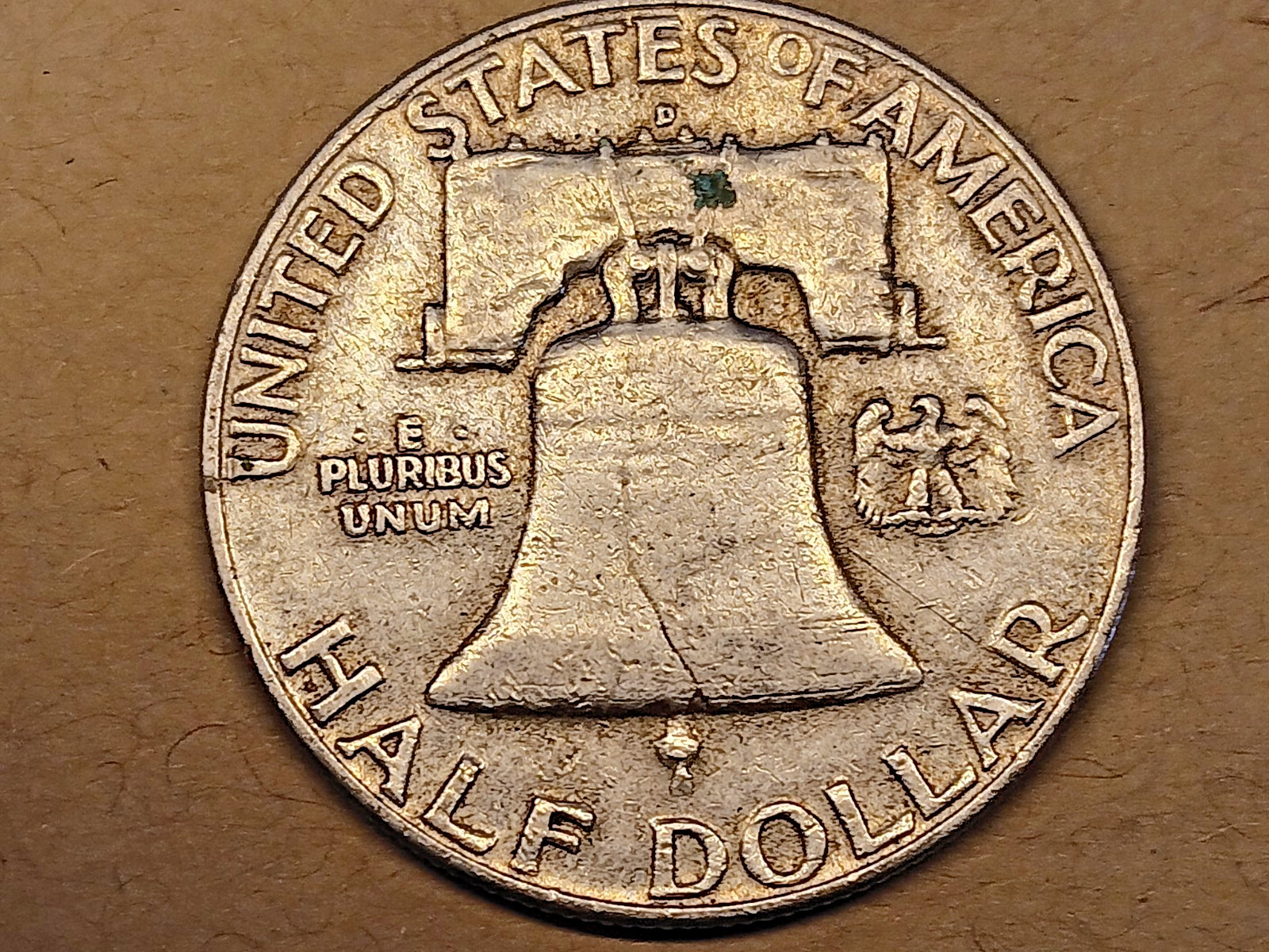 Nice 1960-D Silver Franklin Half Dollar, Ungraded, From Collection C-2