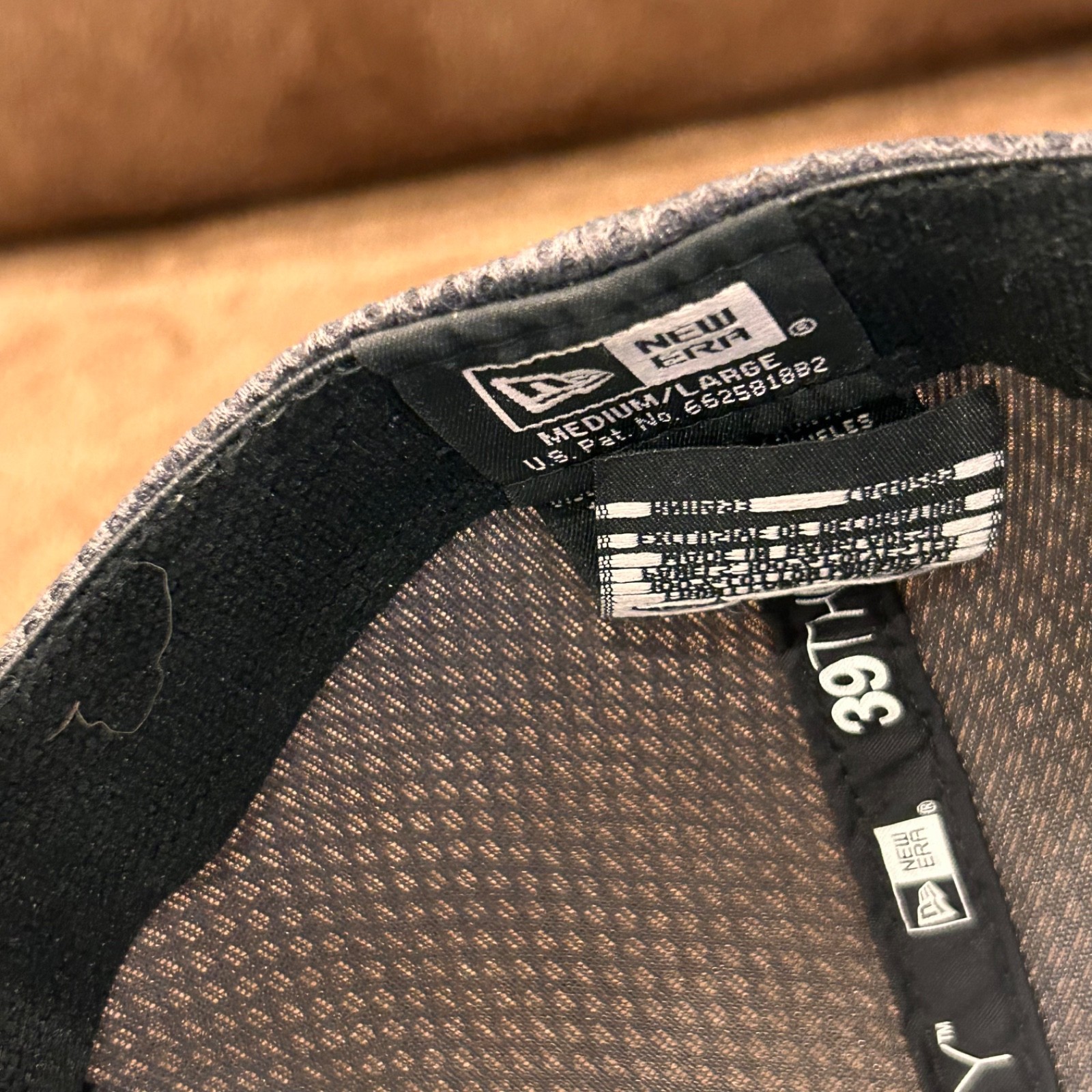 New Era 39Thrity EM TEK Construction Flex Fit Hat ~ Med Large Size