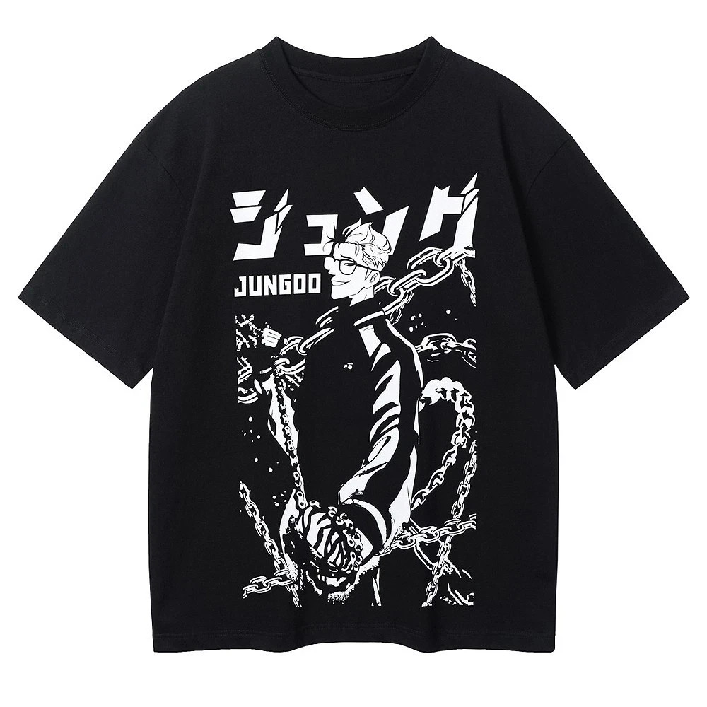 LOOKISM OFFICIAL GOODS MD GRAPHIC SHORT SLEEVE T-SHIRT[GOO KIM/L size] Round Tee