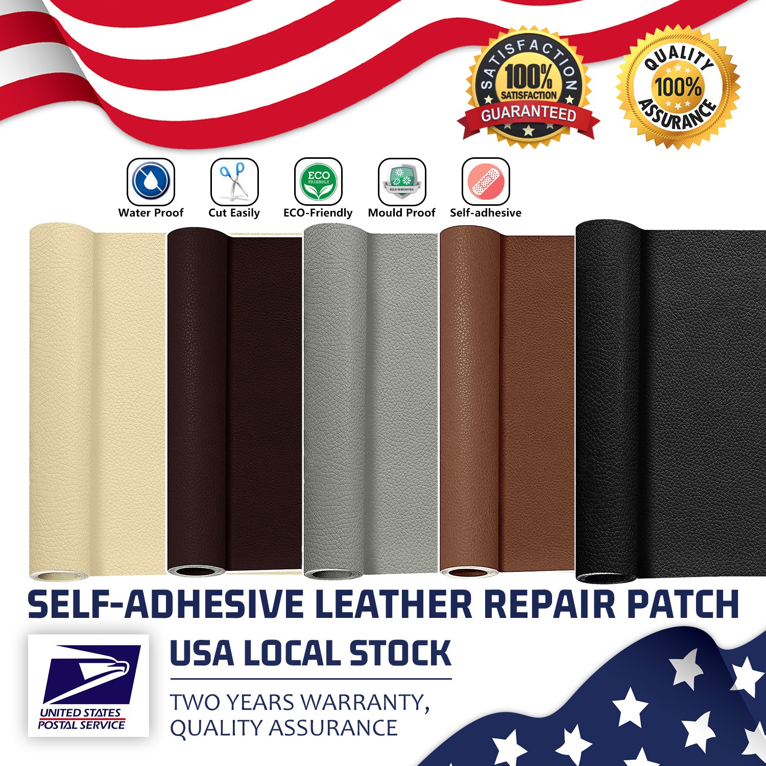 Super Discount Event Universal Self-Adhesive Leather Repair Patch for Sofa Chair