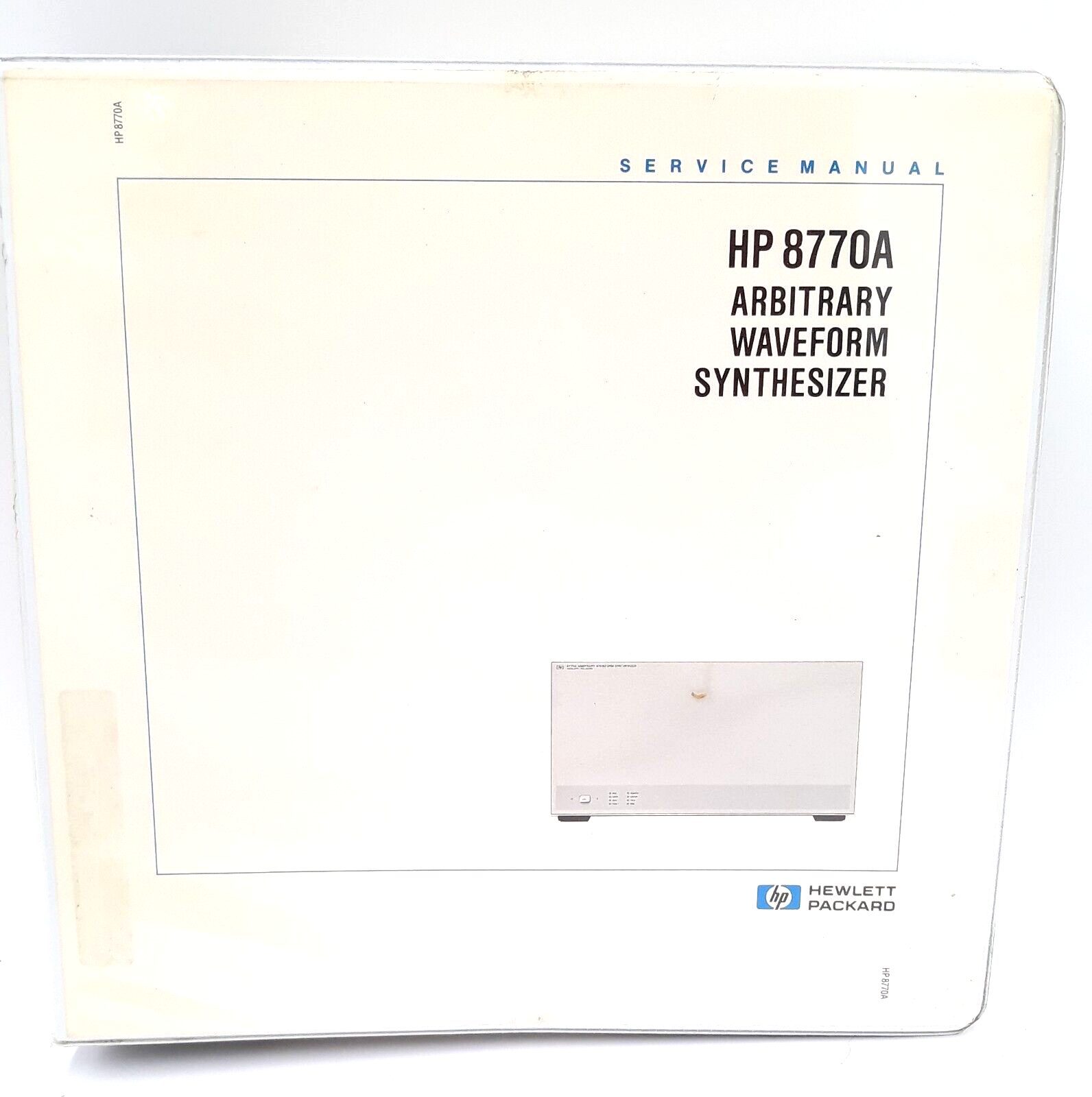 HP 8770A ARBITRARY WAVEFORM SYNTHESIZER SERVICE MANUAL