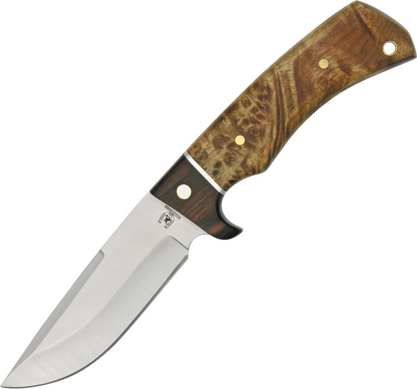 Rough Rider Fixed Blade Hunting Knife RR844 4.5" Stainless Wood